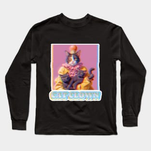 Cat Clown,Cat Joker,Cat Miaw Lover Long Sleeve T-Shirt